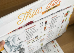 IN MENU NHANH RẺ ĐẸP BỀN LẤY LIỀN