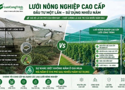 LƯỚI NÔNG NGHIỆP CAO CẤP – ĐẦU TƯ MỘT LẦN, SỬ DỤNG NHIỀU NĂM