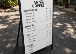 IN MENU CHÂN SẮT CHỮ A