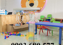 Trụ bóng rổ trẻ em cho trường mầm non, khu vui chơi, công viên
