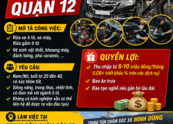 [KO CẦN KN, BAO CƠM] TUYỂN LĐPT QUẬN 12