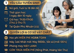 TUYỂN SINH DẠY NGHỀ MAY MIỄN PHÍ 100%