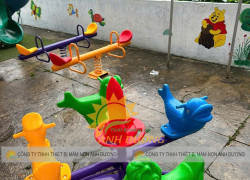 Đu quay trẻ em mầm non, mâm xoay trẻ em mầm non giá rẻ