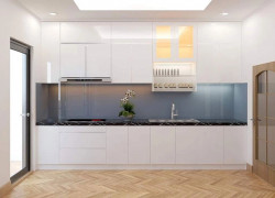 Tủ Bếp Melamine Đẹp, Bền, Giá Hợp Lý – Thi Công Tại Xưởng