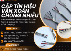 Cáp Tín Hiệu Vặn Xoắn Chống Nhiễu TP HCM