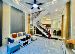 HẺM XE HƠI THÔNG THỐNG NHẤT, GÒ VẤP, NGANG LỚN GẦN 5M,50M2,3 TẦNG,4PN 3WC, NHỈNH 6 TỶ TL