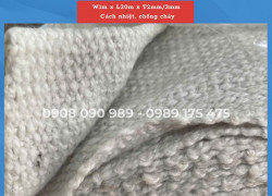 Vải Ceramic cách nhiệt, chống cháy 1260 độ C