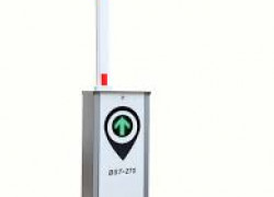 Cổng barrier tự động BST-270 đèn LED thân trụ tùy chỉnh tốc độ 1-6s