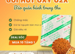 Gói Hút Oxy Chống Mốc Cho Bánh Trung Thu Được Nhiều Cơ Sở Sản Xuất Tin Dùng