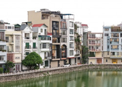 Bán nhà mặt hồ Nguyễn Văn Cừ,Long Biên 7 tầng,75m,mt4m oto tránh nhỉnh 39 tỷ