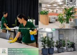 Dịch vụ vệ sinh - Chăm sóc cây xanh văn phòng Đồng Nai