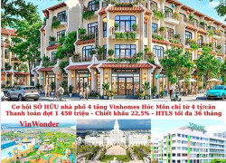 Vinhomes21 - [CHỈ 4 TỶ] – KHÔNG GIAN SỐNG LÝ TƯỞNG NHÀ PHỐ VINHOMES HÓC MÔN 5M X 15M (75M²) – MẶT TIỀN ĐƯỜNG RỘNG 29M –