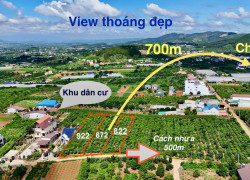 Bán Đất Ven Đà Lạt 872m² Thổ Cư 100m² – View Đồi Núi Đẹp, Giá Chỉ 2,9 Triệu/m2
