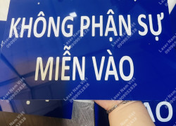 Gia công mica - cắt, khắc theo yêu cầu