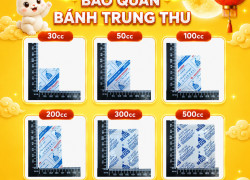 Gói hút oxy bảo quản bánh trung thu giá rẻ