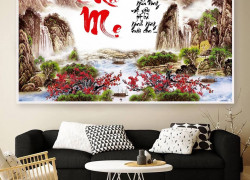 Tranh gạch 3d ốp nhà mồ - SXC43