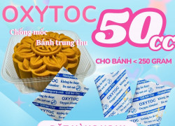 Muốn bánh trung thu lâu mốc, có nên dùng gói chống mốc OXYTOC?
