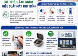 Ráy tai không gây hại cho thính giác nhưng có thể làm giảm hiệu suất máy trợ thính