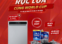 ✨ Máy Rửa Chén KAFF KF-D65ERIS Chuẩn Châu Âu, Rửa Sạch Vượt Trội, Ưu Đãi Lớn Mùa World Cup ✨