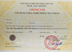 Đào tạo cấp chứng chỉ TIN HỌC