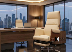 Ghế giám đốc ngả lưng có gác chân CR4111-P tại HCM