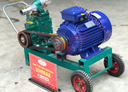Bơm hút bùn 2 họng chống tắc 3 pha Turbo 5055