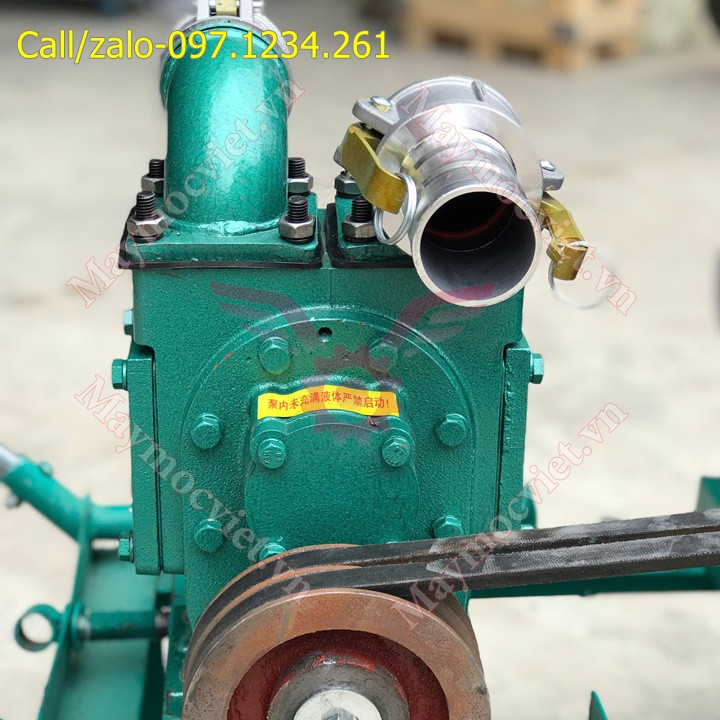 Bơm hút bùn 2 họng chống tắc 3 pha Turbo 5055