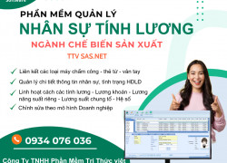 Phần mềm quản lý nhân sự, tính lương