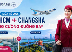 Bay Changsha thuận tiện hơn với lịch khai thác mới