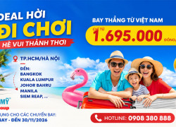 Săn vé AirAsia giá tốt từ Việt Nam đi nhiều nước châu Á﻿