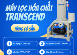 Máy lọc hóa chất Transcend chất lượng cao - Thiết bị ngành xi mạ - Công ty Vũ Tấn