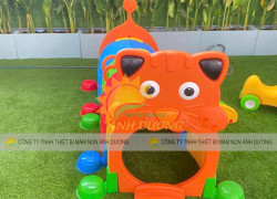 Hầm chui cầu trượt con mèo, hầm chui con kiến mầm non