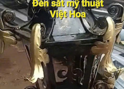 Đèn sắt mỹ thuật Việt Hoa sang trọng