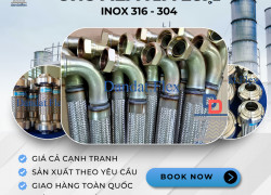 Ống Mềm Chịu Nhiệt, Ống Mềm Kim Loại Inox 314 - Inox 304, Dây mềm inox chịu nhiệt, Ống nối mềm kim loại