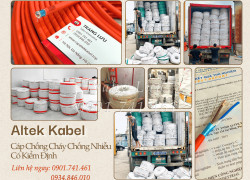 Phân phối cáp chống cháy Altek Kabel 2x0.75/2x1.0/2x1.5/2x2.5