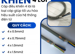 Cáp Điều Khiển 4 Lõi ALTEK KABEL