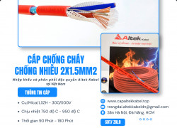 Dây cáp chống cháy chống nhiễu 2x1.5 Altek Kabel sẵn Long An, An Giang, Đồng Tháp