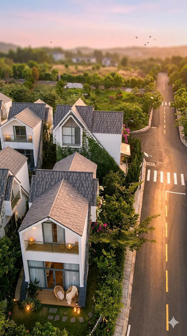 BÁN GẤP VILLAS CHUẨN NGHĨ DƯỠNG GẦN ĐỒI CHÈ TÂM CHÂU BẢO LỘC - CHỈ CẦN THANH TOÁN TRƯỚC 660 TRIỆU NHẬN NGAY CHÌA KHÓA