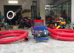 Máy hút nông sản cáp mềm 15m - 2 đầu - 3 pha - 15kw Turbo TBH7815