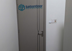 cửa nhựa composite xám hiện đại – tối giản nhưng đầy tinh tế