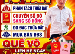 🔥 SỐC! CHÂU PHONG - QUẾ VÕ: ĐẤT ĐẸP Ô TÔ TRÁNH, GIÁ CHỈ 6XX TRIỆU! 🔥