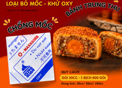 Gói hút oxy Secco cho bánh Trung Thu – Hỗ trợ lựa chọn quy cách phù hợp