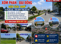 🔥 CHÍNH CHỦ GỬI BÁN LÔ ĐẤT ĐẸP TẠI XÓM PHAN – ĐẠI ĐỒNG, TIÊN DU, BẮC NINH 🔥