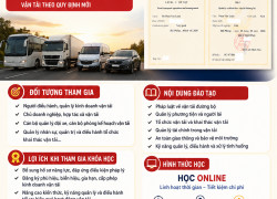 ĐÀO TẠO KHÓA HỌC NGHIỆP VỤ SƠ CẤP VẬN TẢI
