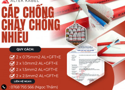 Cáp Chống Cháy Chống Nhiễu ALTEK KABEL AL+GFT+E Chất Lượng Cao