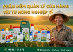 PHẦN MỀM BÁN HÀNG OFFLINE & TRỌN BỘ MÁY TÍNH TIỀN CHO CỬA HÀNG VẬT TƯ NÔNG NGHIỆP