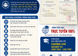 ĐÀO TẠO NGHIỆP VỤ VĂN THƯ – LƯU TRỮ