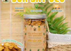 Dứa sấy nguyên bản của Nghệ An ăn rất tiện, nhất là người bận rộn