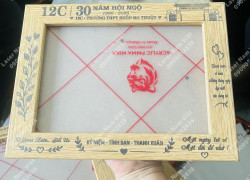 Khung gỗ khắc laser theo yêu cầu - Lưu giữ khoảnh khắc, trao gửi kỉ niệm