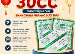 Gói Hút Oxy 30cc Chống Mốc Cho Bánh Trung Thu 1 Bịch 200 gói